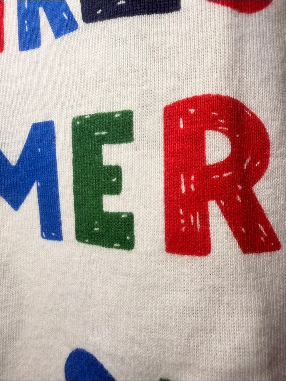 Unbranded Kids Christmas 'Merry Christmas' White Holiday Pajama Set
